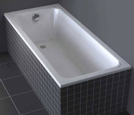 Duravit D-Code ванна 1700x750 мм встраиваемая версия, с одним наклоном для спины, выпуск в зоне ног, цвет белый