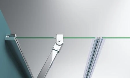 Душевая дверь BelBagno ETNA 100 прозрачное стекло 6 мм профиль хром ETNA-B-11-30+70-C-Cr