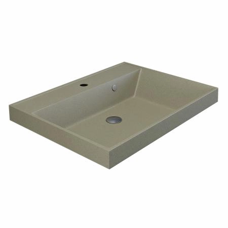 Раковина кварцевая Uperwood Classic Quartz 60 см, бежевая матовая, десерт