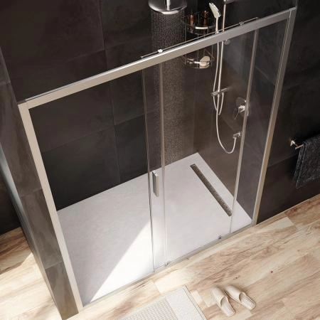 Дверь душевая в нишу AM.PM Gem W90G-150-1-195MT прозрачное, профиль хром матовый