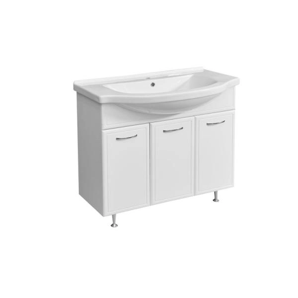 Тумба под умывальник Stella Polar Концепт 90, корзина , Эльбрус 90