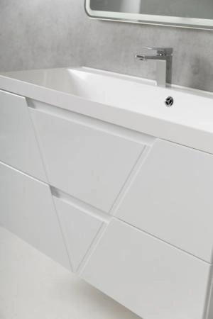Раковина Belbagno BB1000/450-LV-MR-AST из литьевого мрамора, 1000x450x150