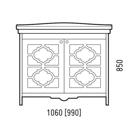 Тумба под раковину Corozo Манойр 105