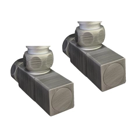 Полотенцесушитель водяной Ника Modern ЛМ 6 100/50 Matt Antique Silver с вентилями