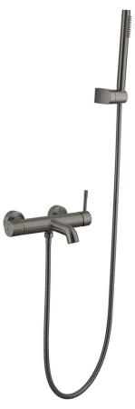 Смеситель для ванны Boheme Uno. Gun Metall 463-GM