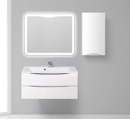 Шкаф Belbagno FLY Bianco Lucido подвесной левосторонний FLY-MARINO-750-1A-SC-BL-P-L