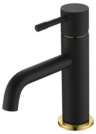 Смеситель для умывальника Boheme Uno. Black Gold 461-BG