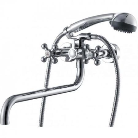 Смеситель для ванны KAISER Carlson Lux (11155) с душем  хром