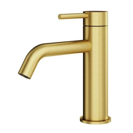 Plumberia Selection IXO Смеситель для раковины, на 1 отв, цвет: золото брашированное