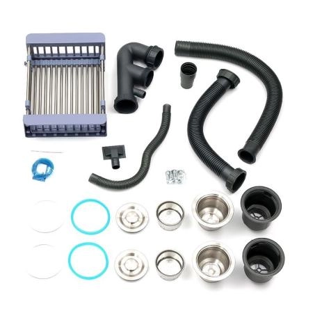 Мойка H57544 MELANA ProfLine 3,0/200 САТИН врезная прямоугольная с коландером H57544