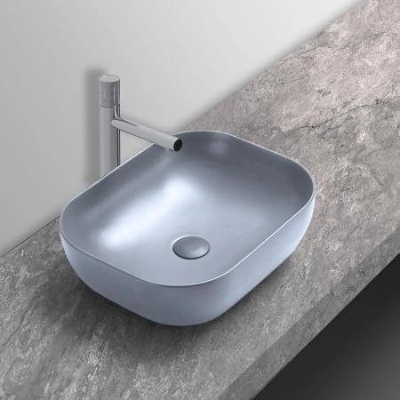 Раковина Vincea VBS-101MO, 505*405*140, накладная, цвет океан матовый фарфор