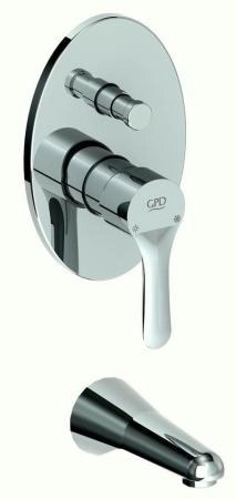 Смеситель для душа GPD FELIS MAB75 хром