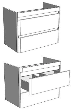 Тумба под раковину Corozo Алабама 100 Z2, белая подвесная, Adel 100