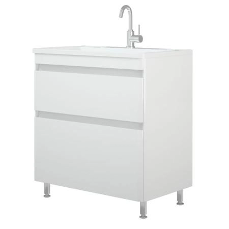 Тумба под раковину Corozo Алабама 80 Z2, белая напольная, Adel 80