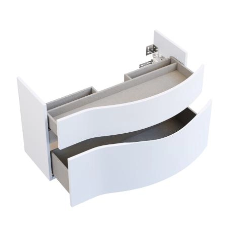 Тумба Kerama Marazzi RIVA РИВА RV.100Rh\WHT.M 100 см правая, белая матовая