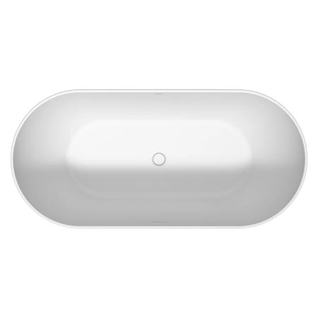 Duravit DuraKanto Ванна отдельностоящая 160x75см, овальная, цвет: белый