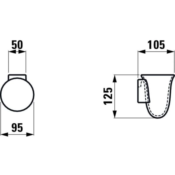 Стакан для зубных щеток Laufen The New Classic 8.7385.4.000.000.1