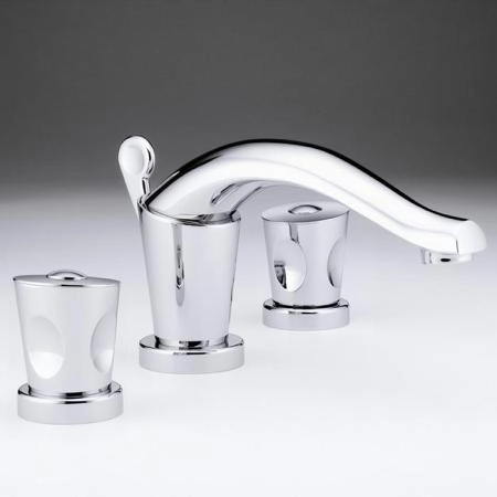 THG Bagatelle metal Смеситель для раковины, 3 отв., цвет: хром