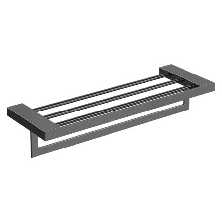 Полка Boheme для полотенец Qubic Shine Gun Metal 10737-SGM