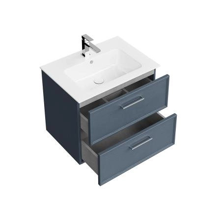 Тумба Kerama Marazzi PIANO CLASSIC ПИАНО КЛАССИК PIA.CL.65\BLU.M подвесная 65 см, 2 ящика, ясень синий матовый