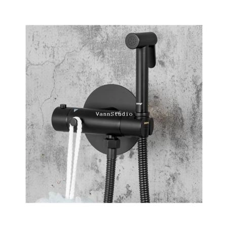 Гигиенический  душ Gappo G7290-6 встраиваемый, чёрный