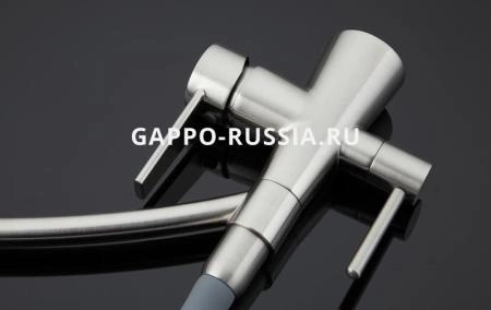 Смеситель Gappo G4398 для кухни, сатин