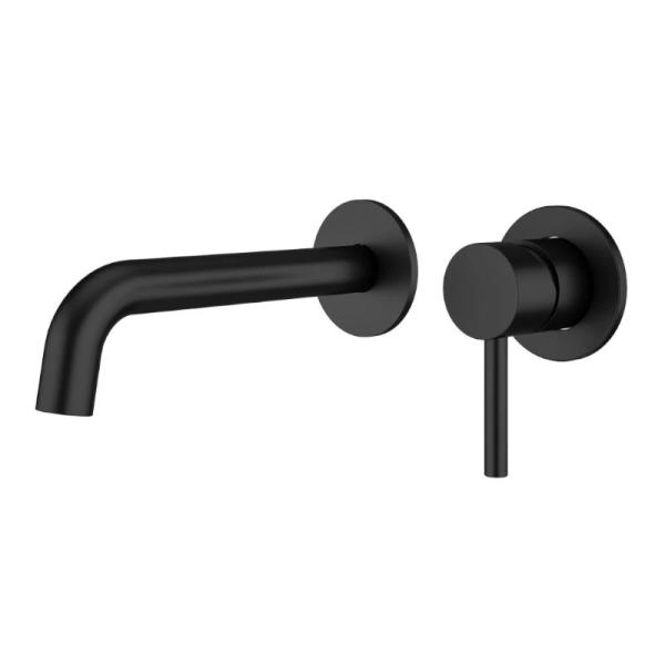 Смеситель KNOTLOR ECLIPSE SS-25/BL, встраиваемый черный