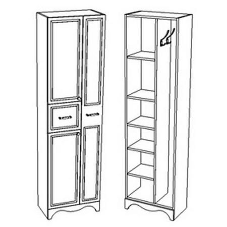 Шкаф-пенал Corozo Классика 50