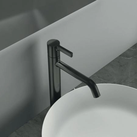 Ideal Standard Joy Смеситель для раковины, на 1 отв., высокий, цвет: PVD Magnetic Grey