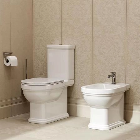 Kerama Marazzi Pompei Унитаз моноблок 37x67см, цвет: белый глянцевый