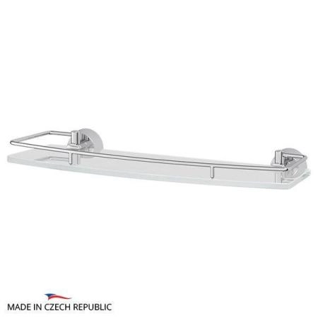 Полка с держателями FBS Vizovice VIZ 014 40 cm матовое стекло, хром