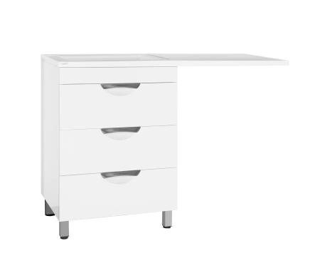 Тумба под раковину Style Line Elfante Жасмин 60 (3 ящ.) Люкс PLUS