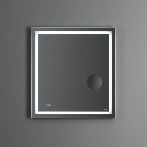 Зеркало AM.PM GEM 65 см Led-подсветка, часами и косметическим зеркалом, M91AMOX0653WG