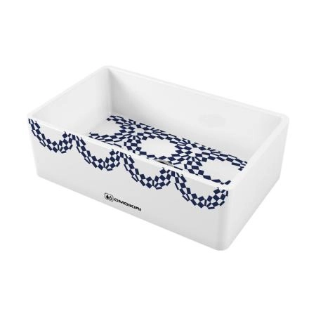 Кухонная мойка Omoikiri Mikura 76-Tokyo 2 Natceramic/white 4993173