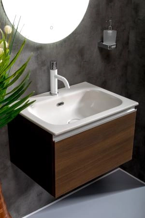 Тумба без раковины Boheme Vallessi 60*46см DARK OAK, 1 Полка Boheme 837-060-D