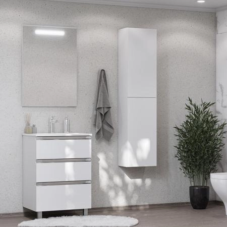 Roca The Gap Original Зеркало 60x85см, с LED-подсветкой сверху, системой антизапотевания, выкл-кнопкой внизу под зеркальным полотном