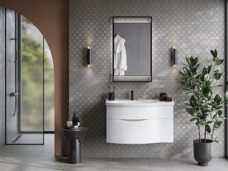 Тумба Kerama Marazzi RIVA РИВА RV.100Lh\WHT.M 100 см левая, белая матовая