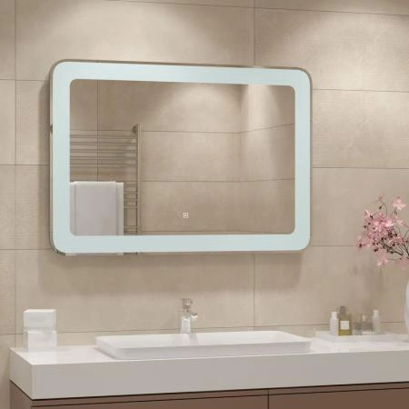 Зеркало Континент Velvette Led 1000x700 ЗЛП466 с подсветкой