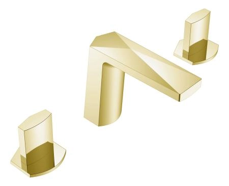 Смеситель врезной на 3отв. Boheme VENTURO Matt Gold, ручка ICE 150-MG-ICE