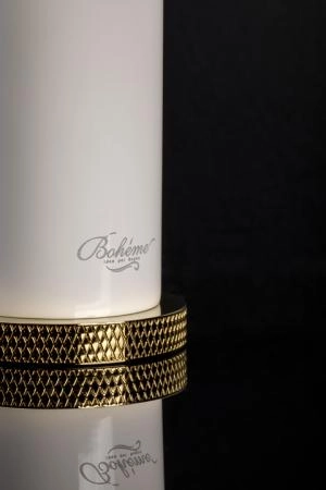 Смеситель STICK Boheme для умыв. низ. WHITE TOUCH GOLD_Комплект 121-WG.2