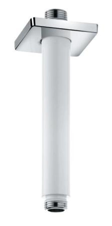 Кронштейн потолочный Kludi A-Qa 6653591-00 для душа 15 см, отражатель квадратный, цвет белый