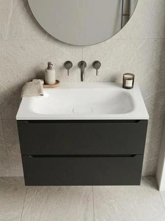 Раковина Uperwood Sunrise Rsunrise80wg0 80 см белая глянцевая без отверстия под смеситель