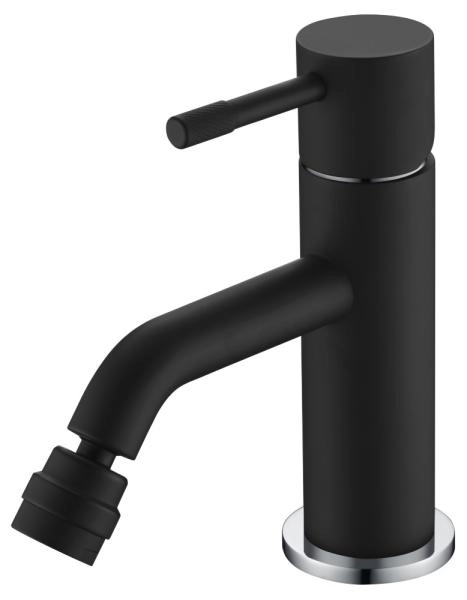Смеситель для биде Boheme Uno. Черный Хром 466-BCR