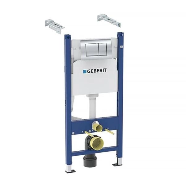 Инсталляция Geberit Delta 458.163.21.1 Duofix для подвесного унитаза клавиша Delta30