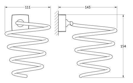 Держатель фена FBS Esperado ESP 080 хром