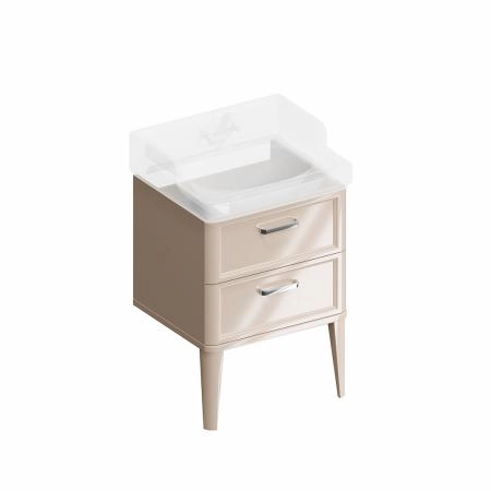 Тумба Kerama Marazzi POMPEI ПОМПЕИ PO.N.60.2\CAM напольная с 2 ящиками 60, камео бежевый глянцевый