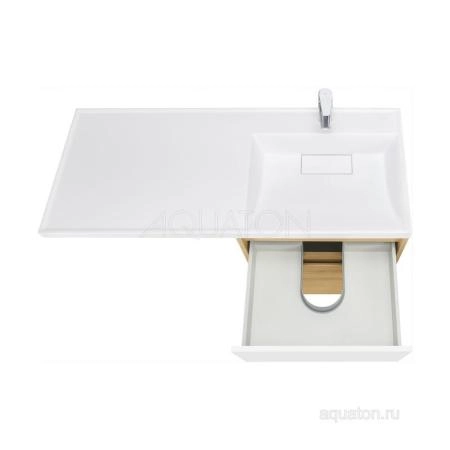 Тумба под раковину AQUATON Лондри 60 Дуб Сантана без фасада 1A266901LH0C0