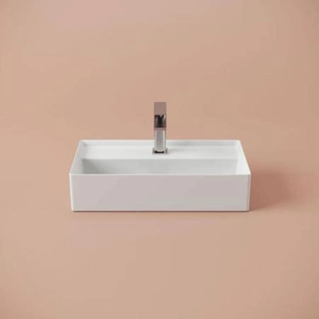 Artceram Scalino Раковина накладная 50х27см, с 1 отв., цвет: белый матовый