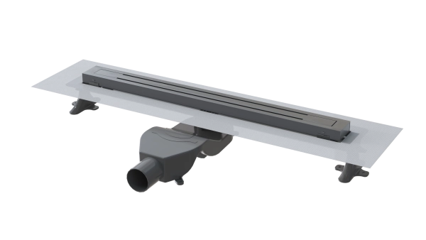 Душевой лоток Boheme Premium Trendy 60см, нерж.сталь GUN METAL 983-60-GM