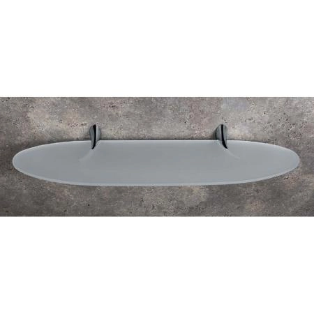 Полка Colombo Link B2416 64.5см стекло/хром